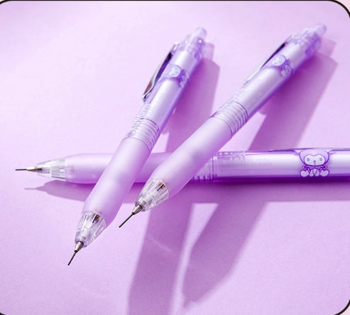 Kuromi mechanical pencil with eraser set