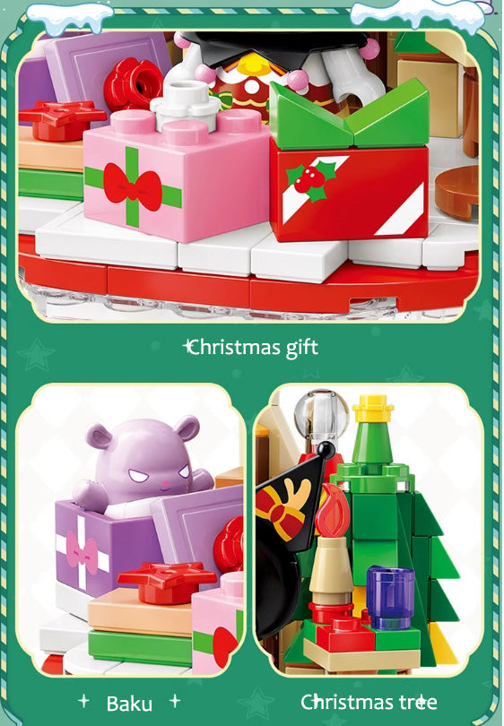 Kuromi Christmas Building blocks night light