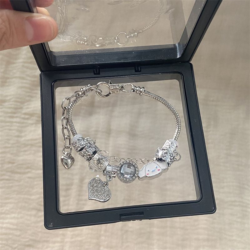 Hello Kitty Bracelets Stainless Steel Bangle Bracelet  Gift for Women Girls
