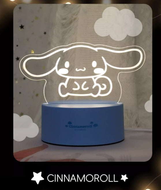 Sanrio Acrylic Nightlight