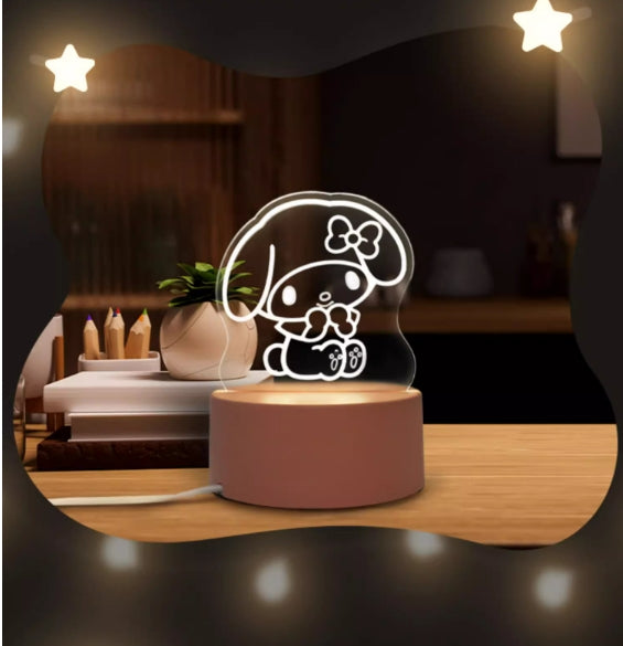 Sanrio Acrylic Nightlight
