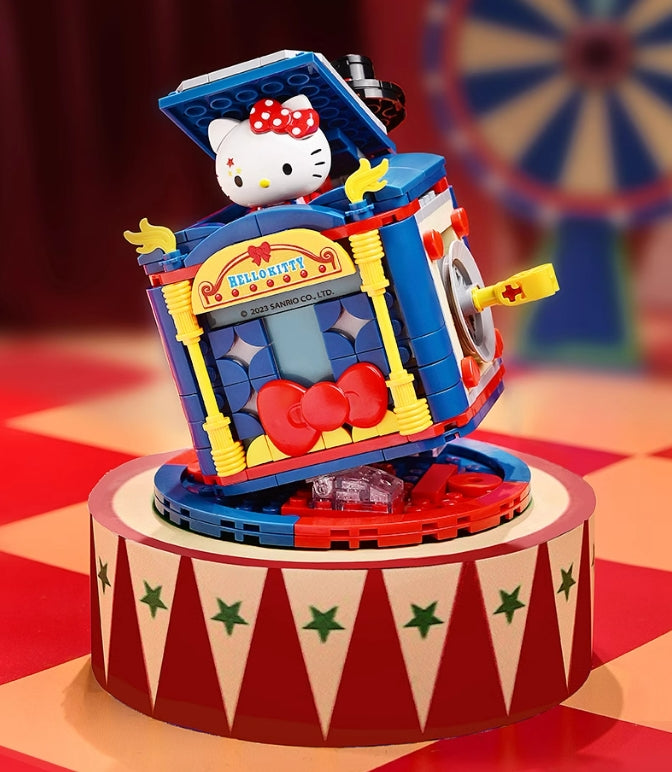 Sanrio series magic circus building blocks Kuromi toys Christmas gifts