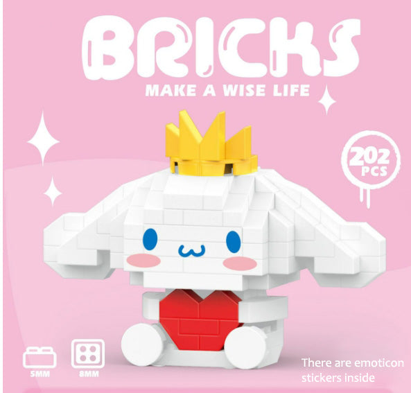 Sanrio Building Blocks Assembled Building Blocks Mini Toys Dolls