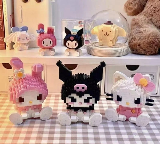 Sanrio Building Blocks Assembled Building Blocks Mini Toys Dolls
