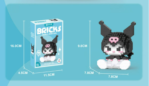 Sanrio Building Blocks Assembled Building Blocks Mini Toys Dolls