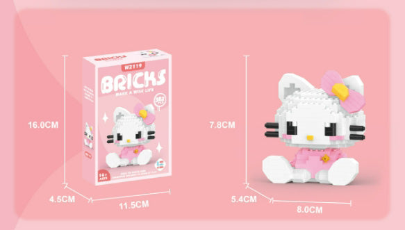 Sanrio Building Blocks Assembled Building Blocks Mini Toys Dolls