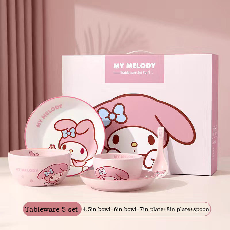 Sanrio tableware set