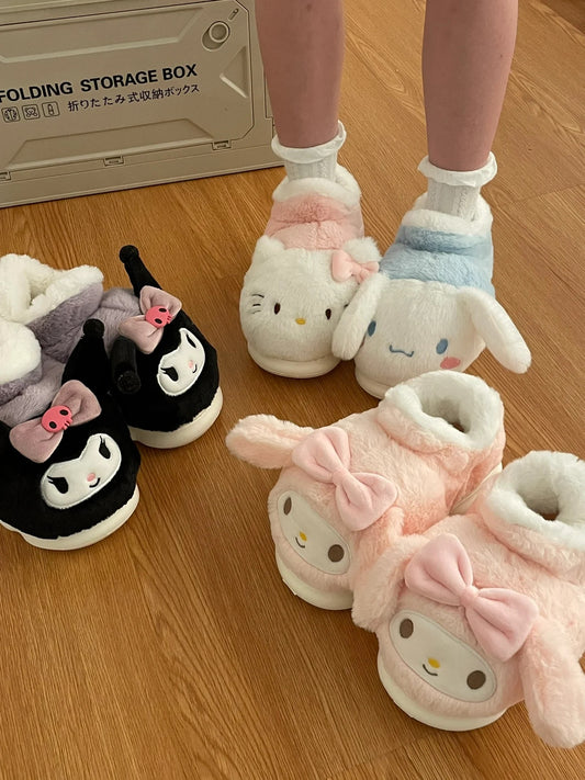 Sanrio slippers warm thick sole slippers