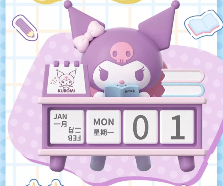 Kuromi / Pochacco desk calendar ornaments