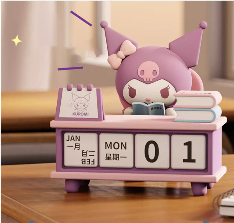 Kuromi / Pochacco desk calendar ornaments