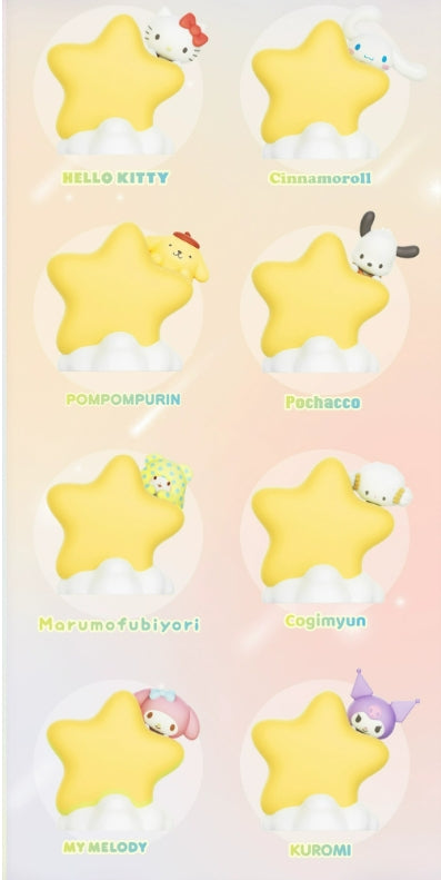 Sanrio star mini night light desktop ornament