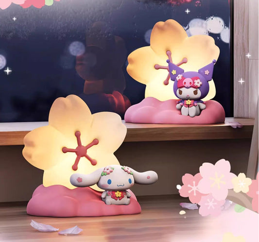 Kuromi / Cinnamoroll Sakura night light