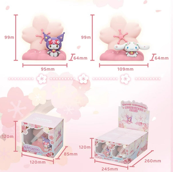 Kuromi / Cinnamoroll Sakura night light