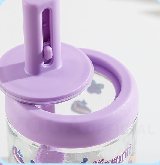 Sanrio Glass Condiment Bottles