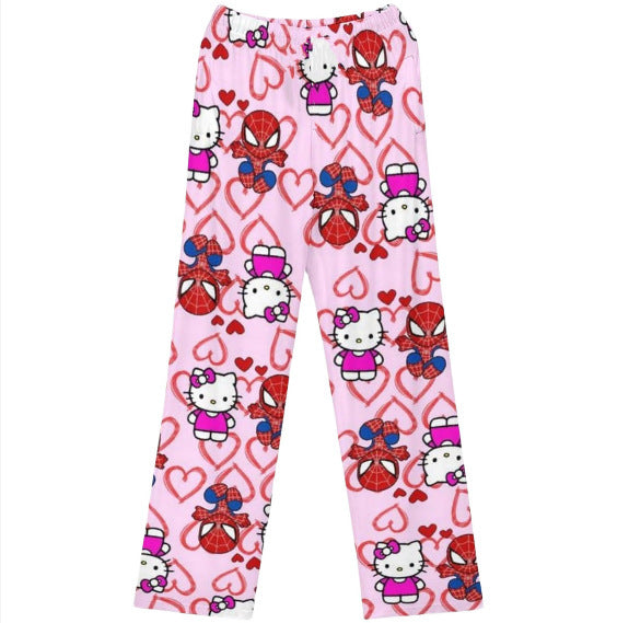Hellokitty Spiderman Pajama Pants