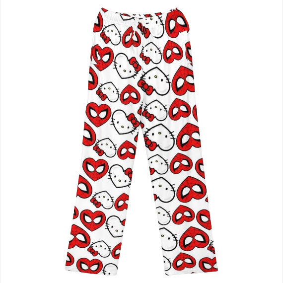 Hellokitty Spiderman Pajama Pants