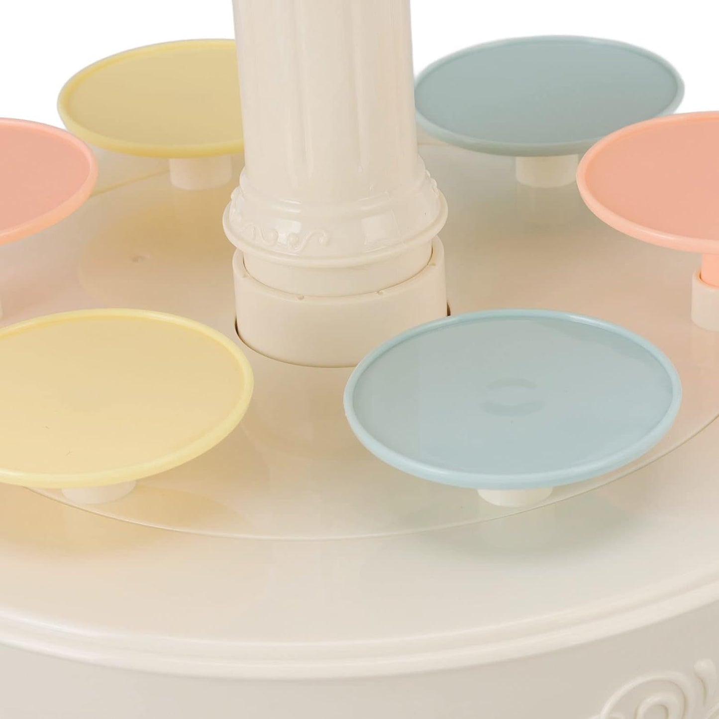 Automatic Rotating Double Tier Dessert Carousel, figure rotation display