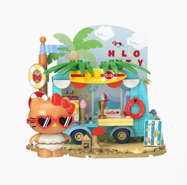 Hello Kitty  Hawaii Seaside Holiday Series Building Blocks