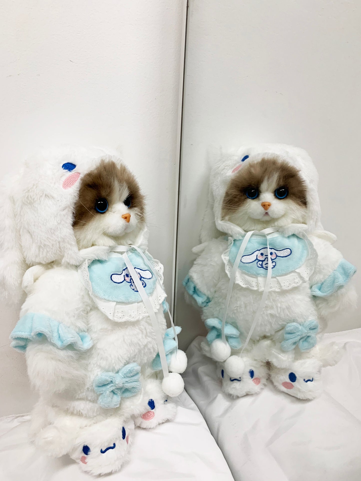 Cute Ragdoll Cat Plush Realistic Cat Plush Toy 13.3inch