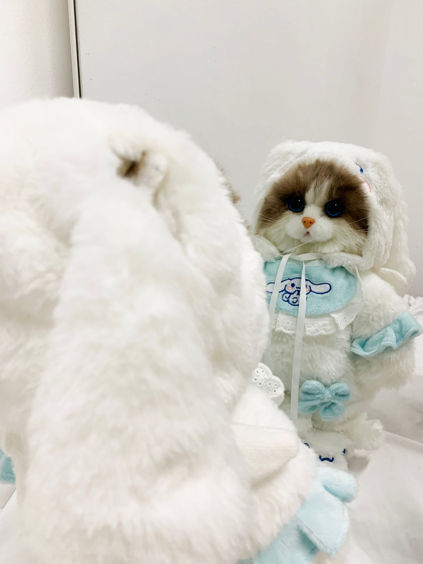 Cute Ragdoll Cat Plush Realistic Cat Plush Toy 13.3inch
