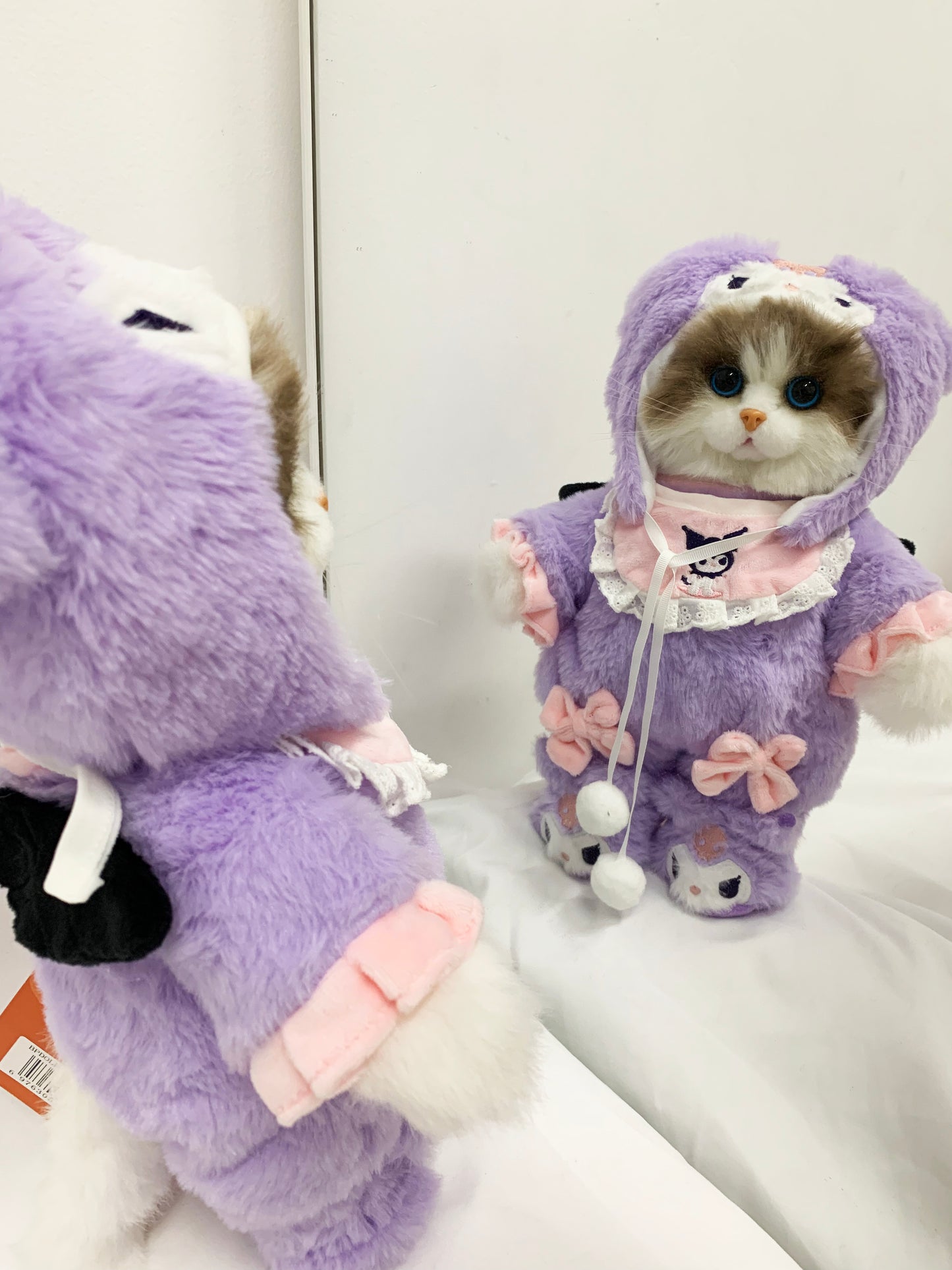 Cute Ragdoll Cat Plush Realistic Cat Plush Toy 13.3inch