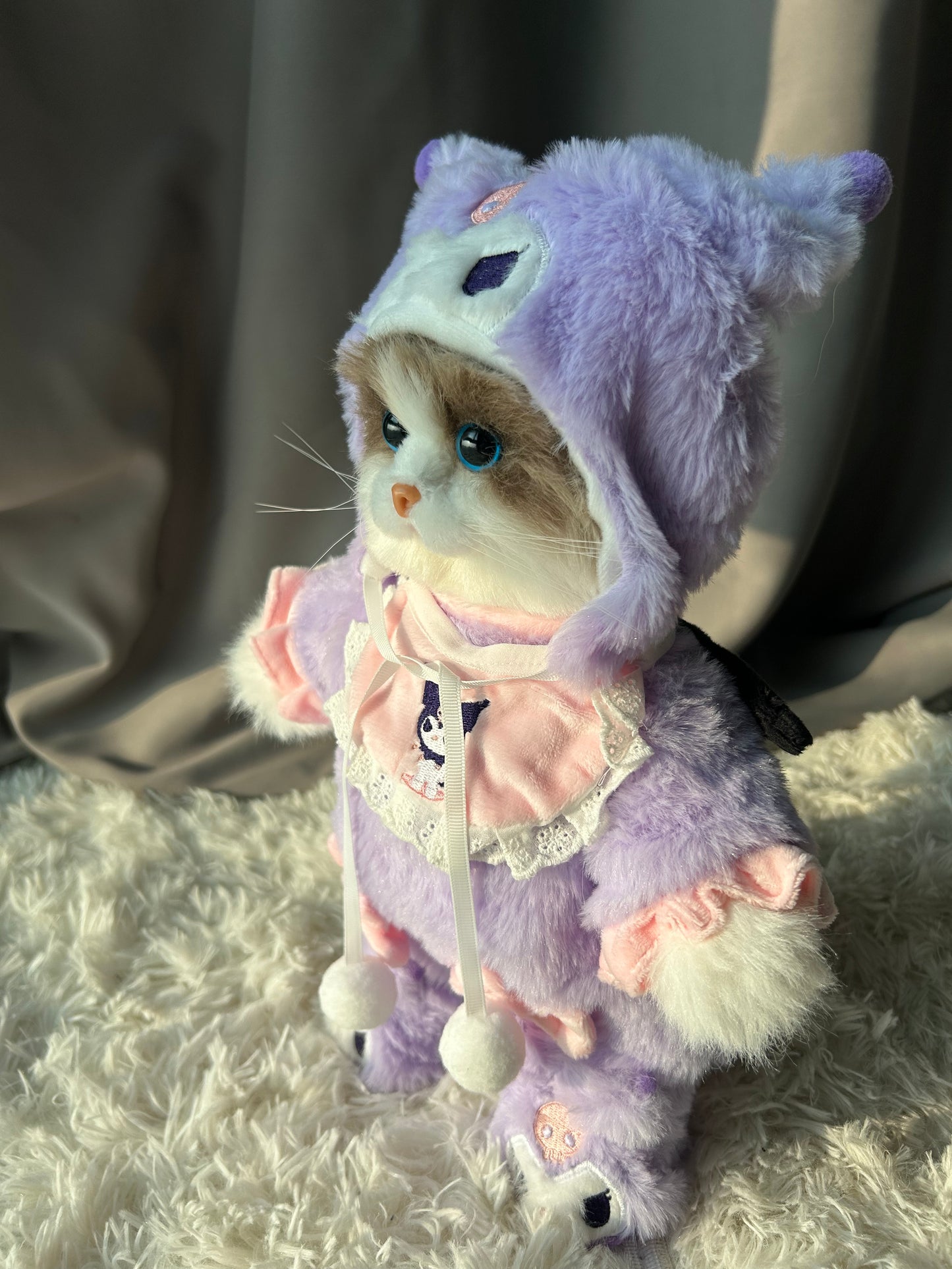Cute Ragdoll Cat Plush Realistic Cat Plush Toy 13.3inch