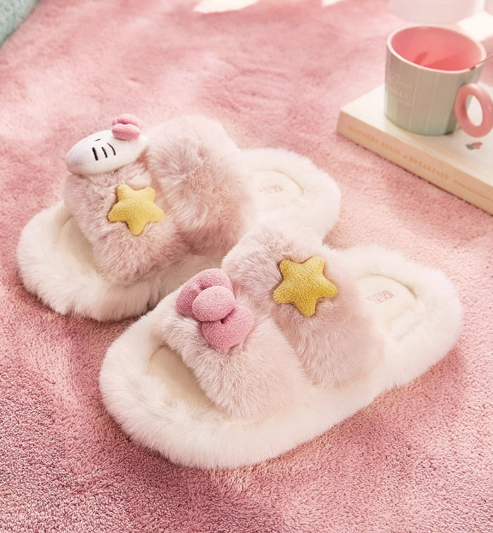 Sanrio Plush Slippers home slippers  Cute Slippers