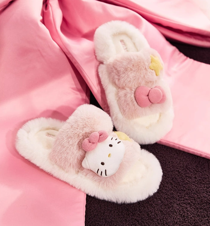 Sanrio Plush Slippers home slippers  Cute Slippers