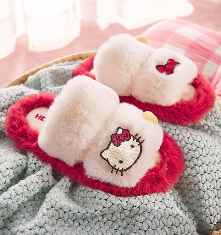 Sanrio Plush Slippers home slippers  Cute Slippers