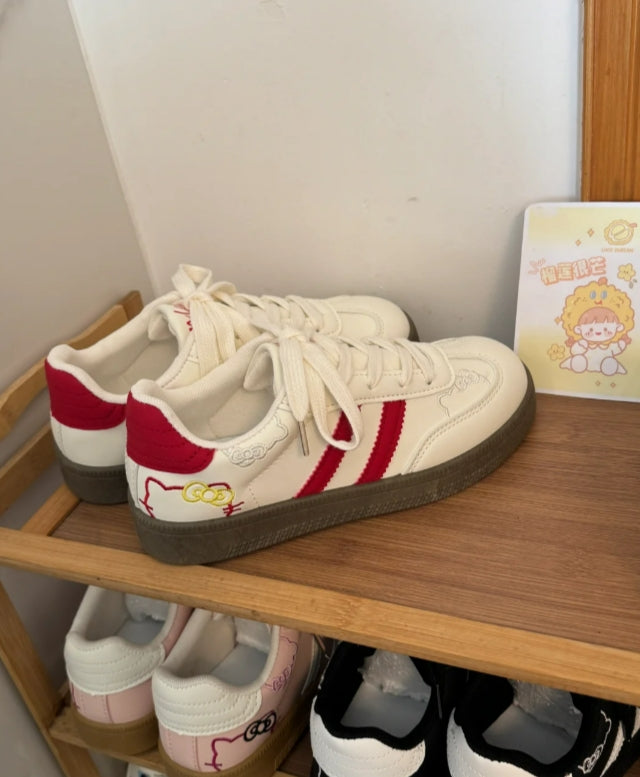 Hello kitty Embroidery Sneakers Casual Fashion Classic Shoes