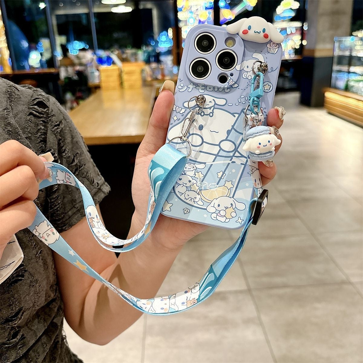 Pochacco and Cinnamoroll phone case