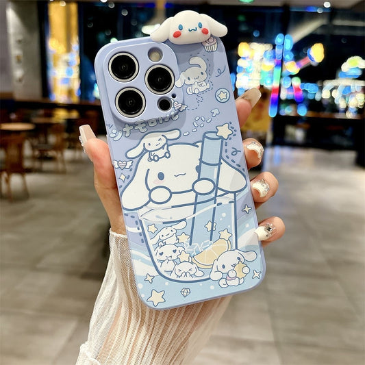 Pochacco and Cinnamoroll phone case