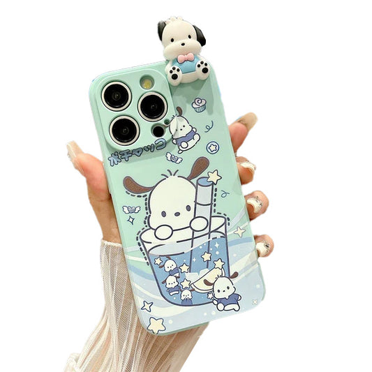 Pochacco and Cinnamoroll phone case