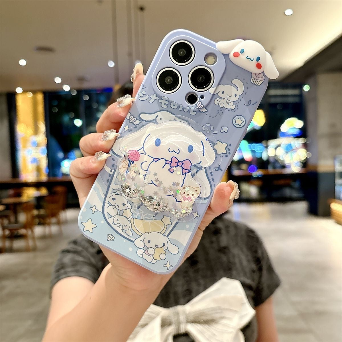 Pochacco and Cinnamoroll phone case
