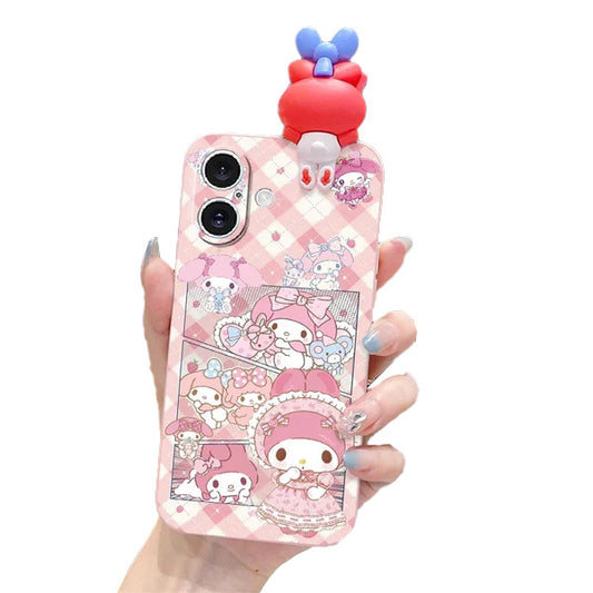 My melody and Cinnamoroll phone case