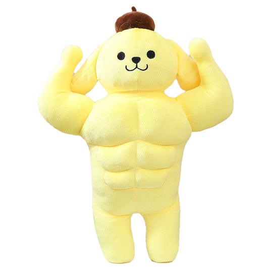 Sanrio Plush Funny Muscle Doll Creative Gift