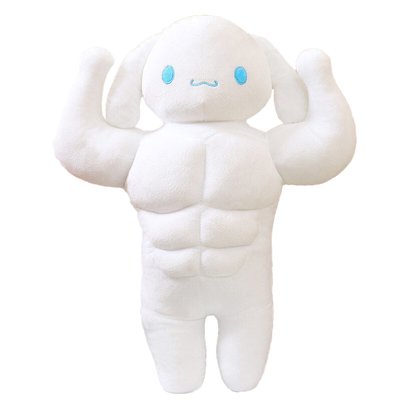 Sanrio Plush Funny Muscle Doll Creative Gift