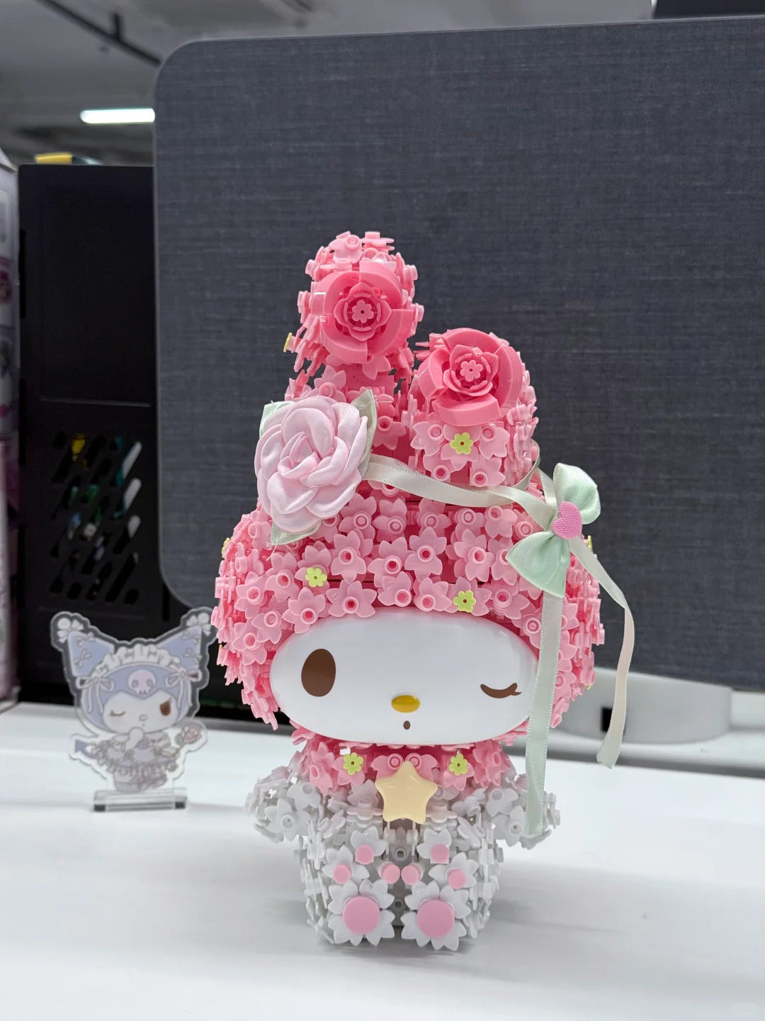 Kuromi and My melody Rose Ganden building blocks figures