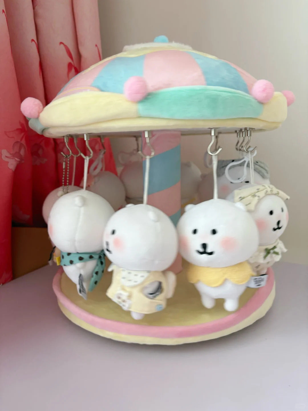 Rotating Plush Doll House (No doll)