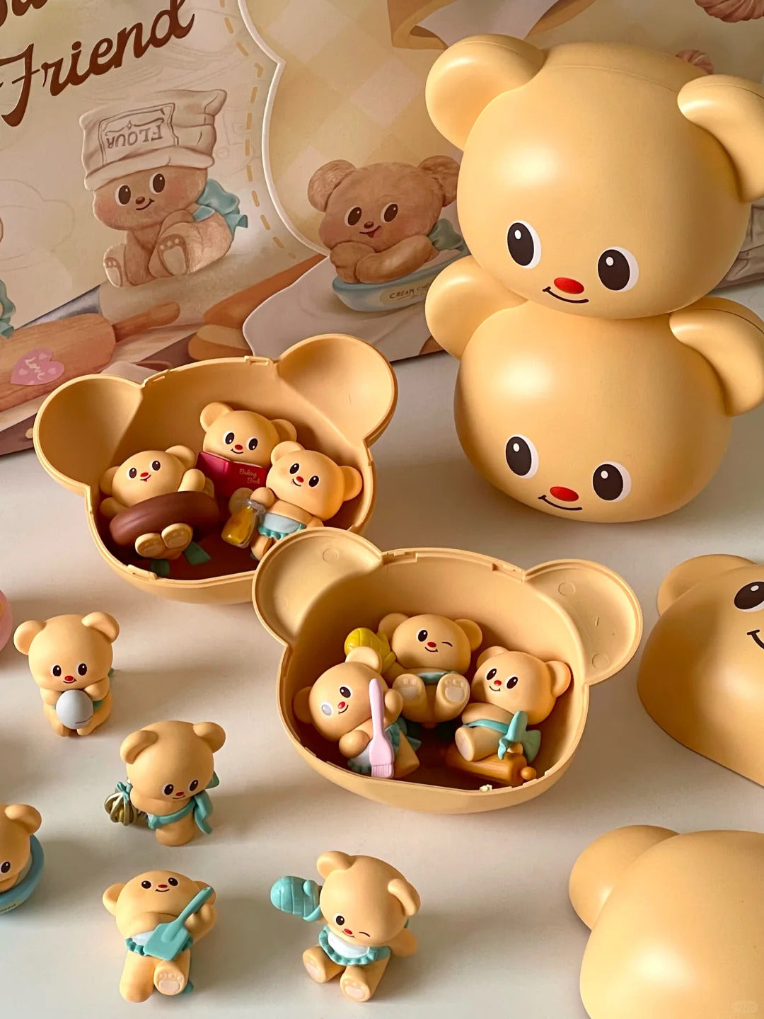 Butter Bear blind box doll ( 3 pcs in box )