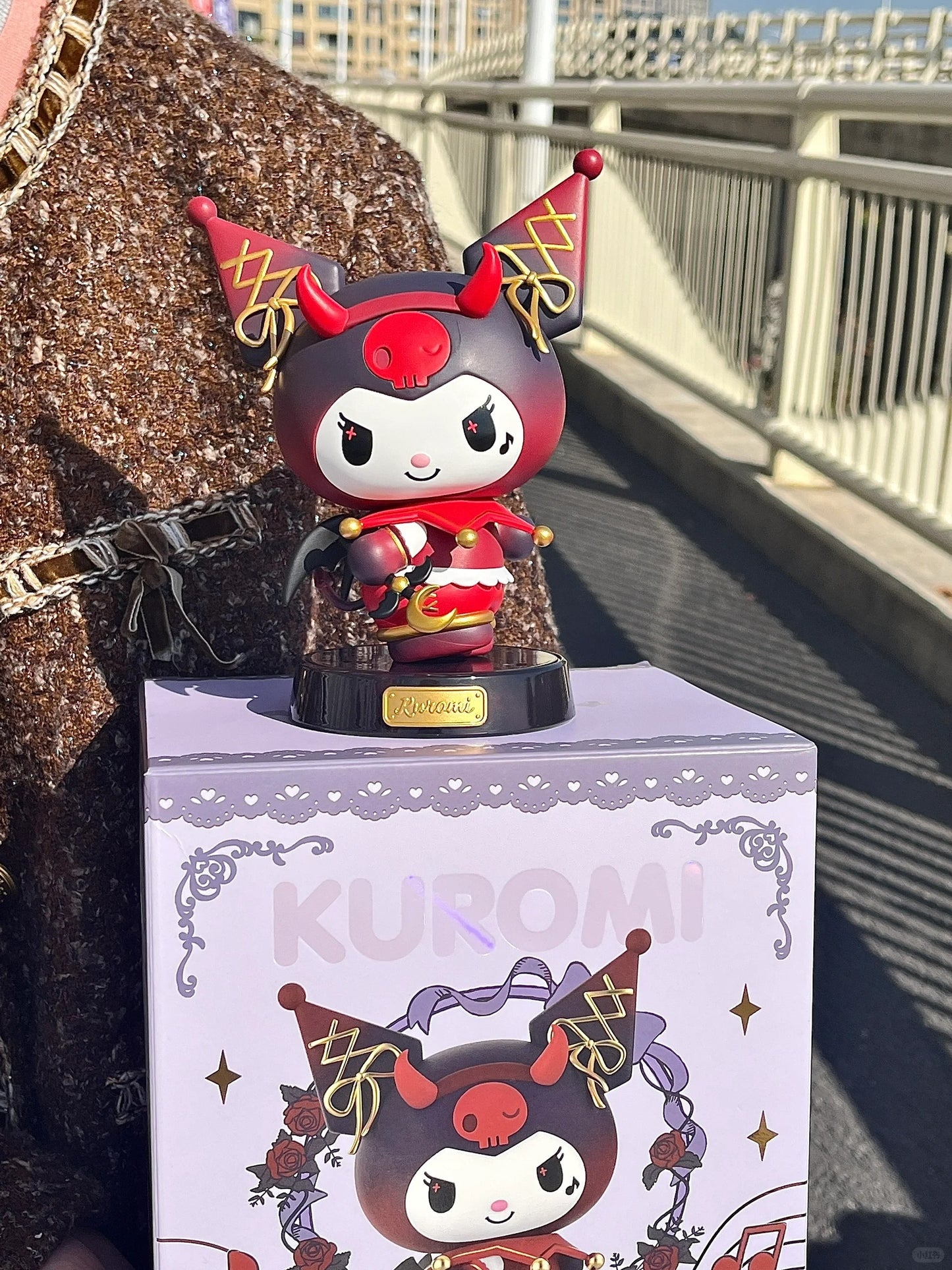 Kuromi Demon and My melody Angel design figure