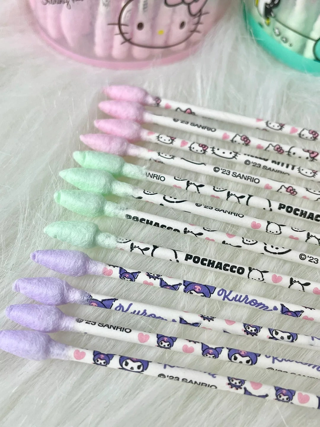Sanrio Cotton Swabs(1 Pack of 180)