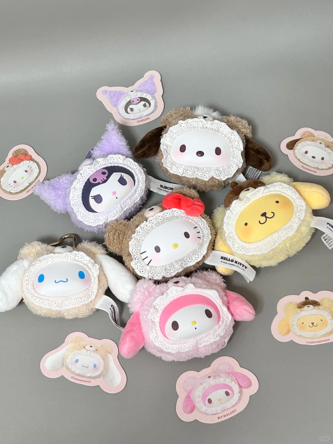 Sanrio Plush Bear Series Plush Pendant Blind Box