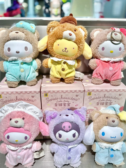 Sanrio Latte Doll Vinyl Plush Pendant Doll Blind Box