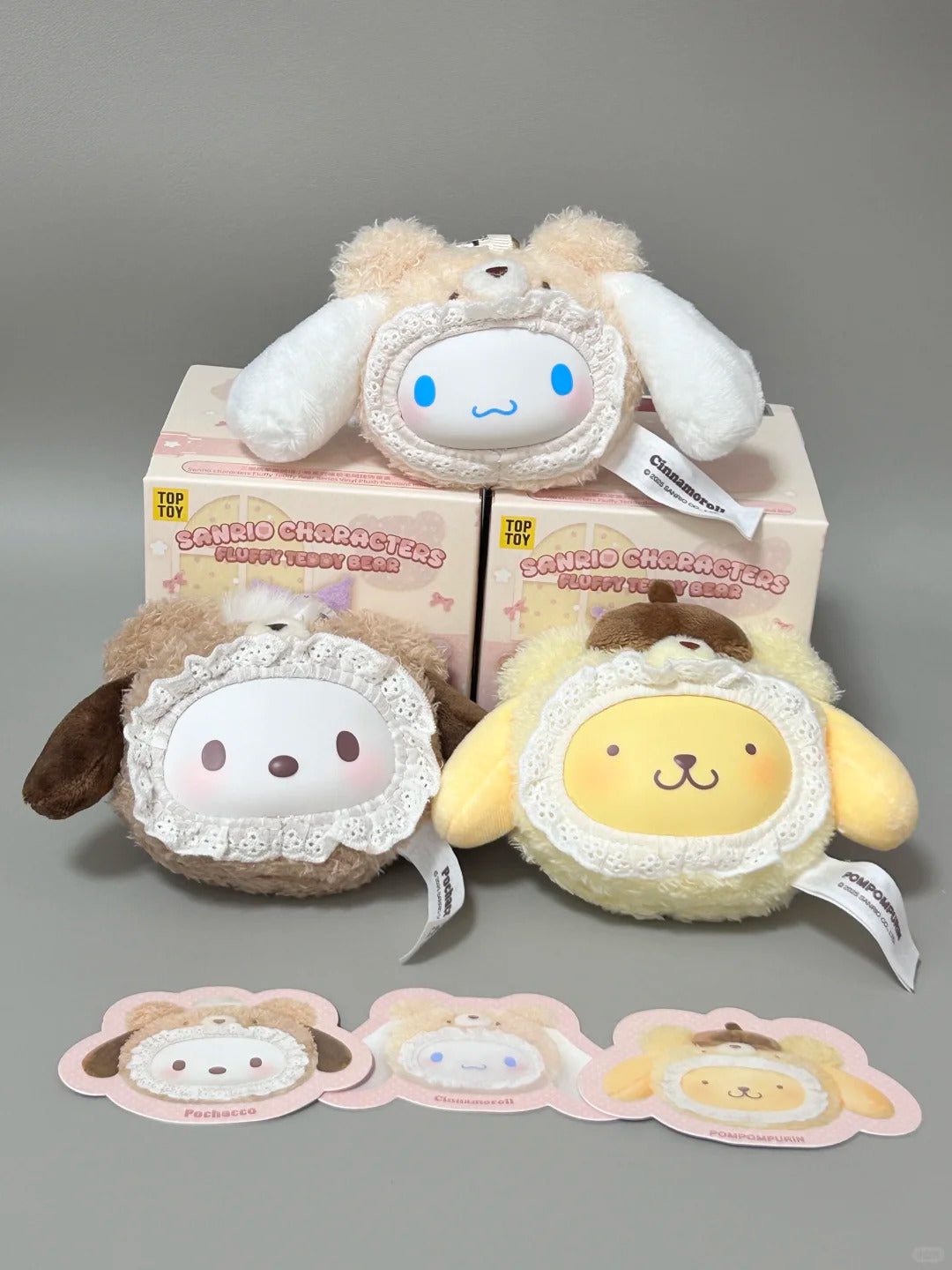 Sanrio Plush Bear Series Plush Pendant Blind Box