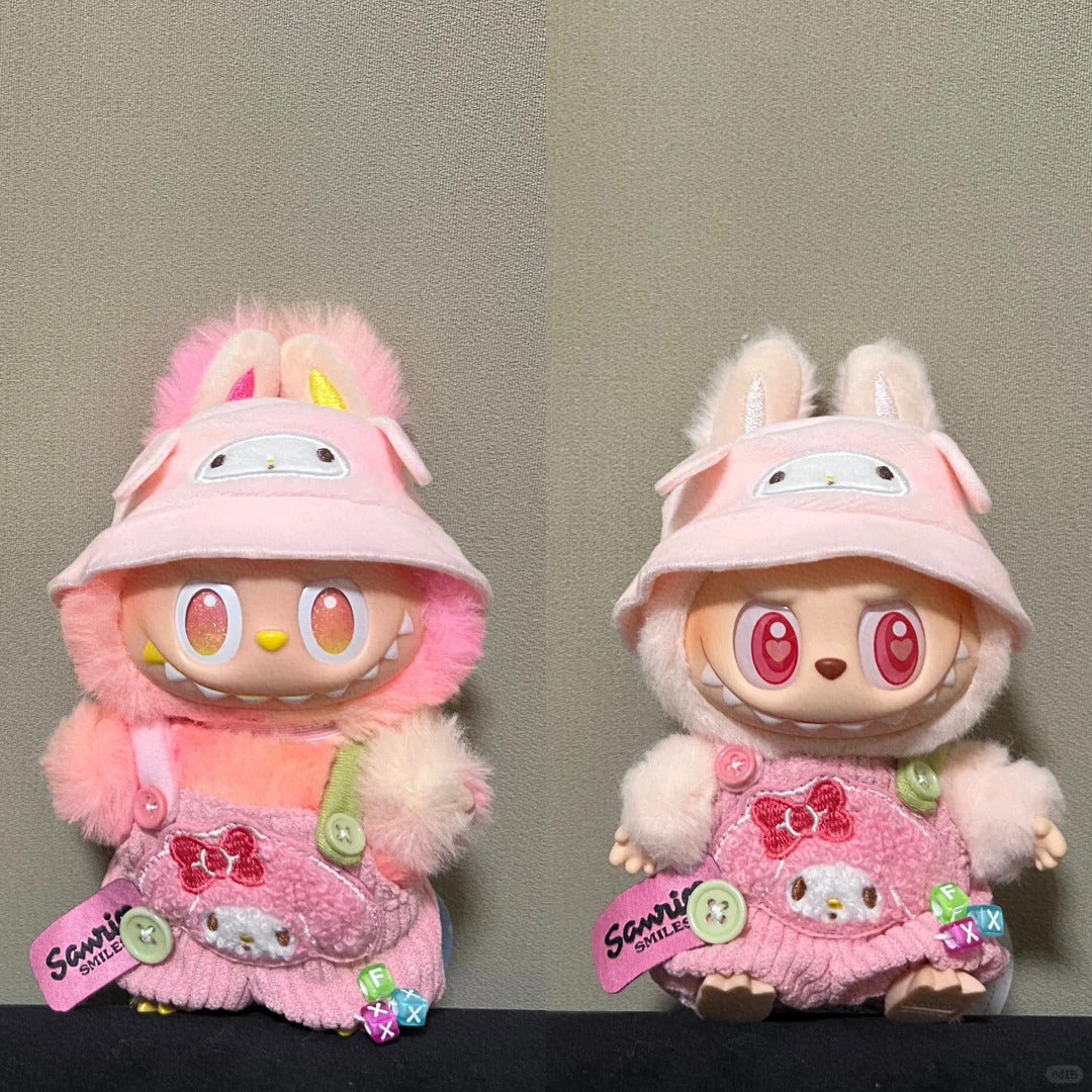 Sanrio doll clothes for 17cm Doll Labubu outfit Labubu Plushies Accessories (No doll)