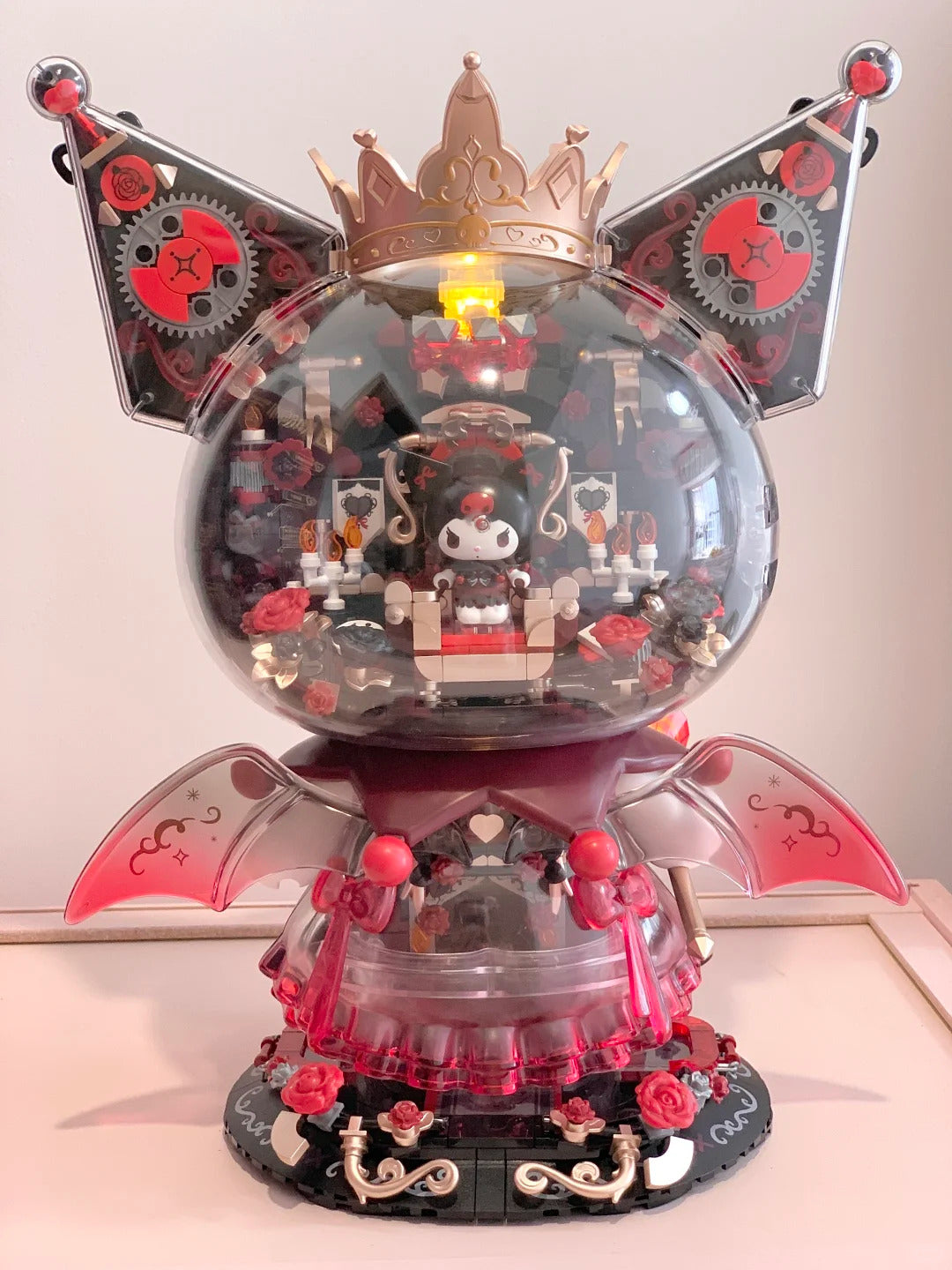 Kuromi Dark Castle Night Building Blocks Figure 450+Pcs