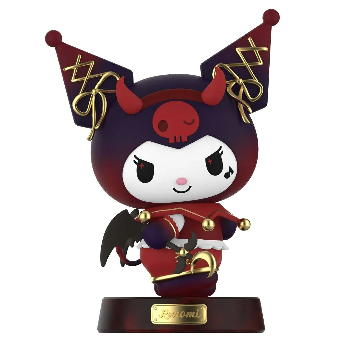 Kuromi Demon and My melody Angel design figure