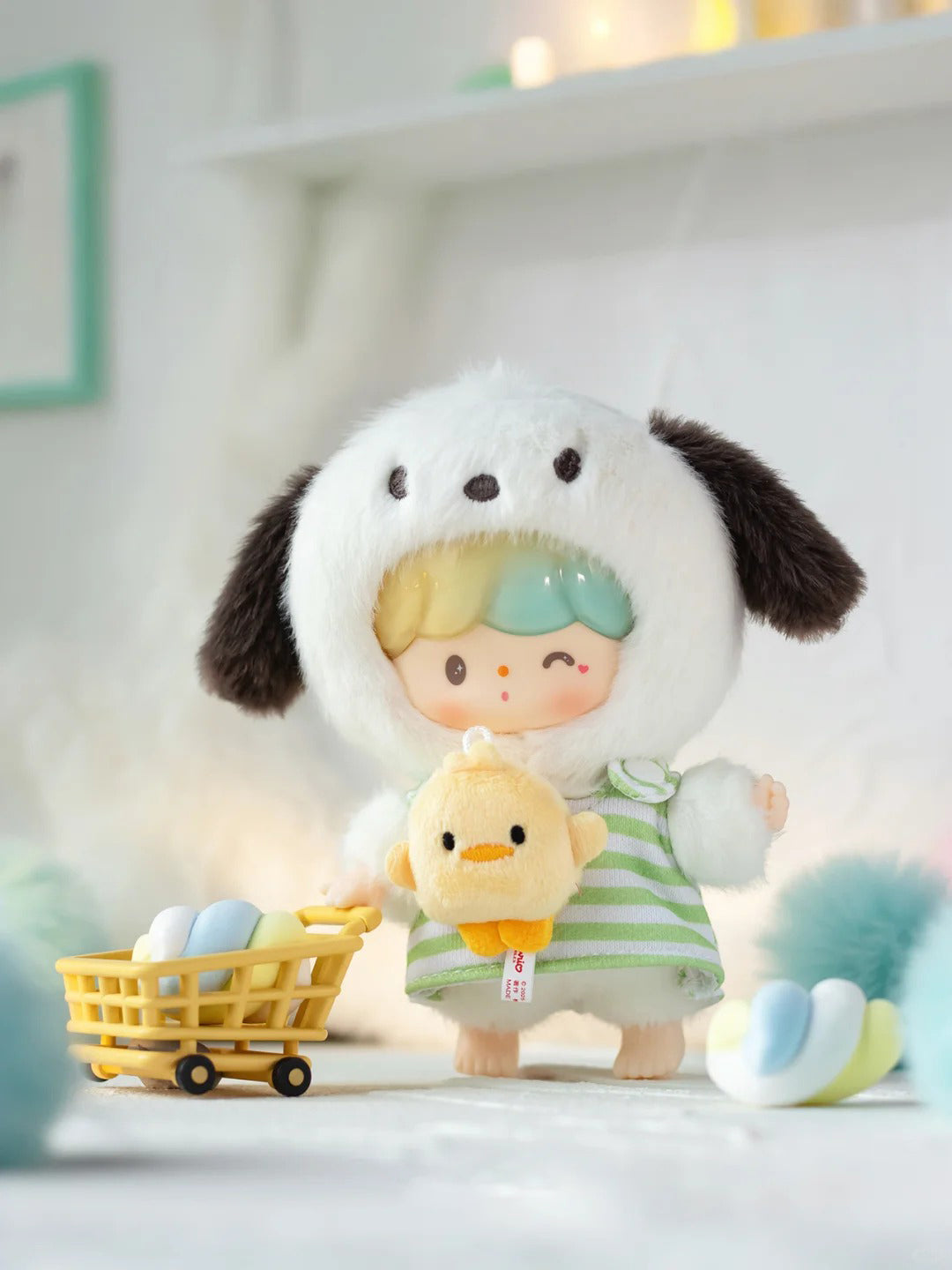 Zzoton x Sanrio  Love League Buddies Series Vinyl Plush Keychain Blind Box