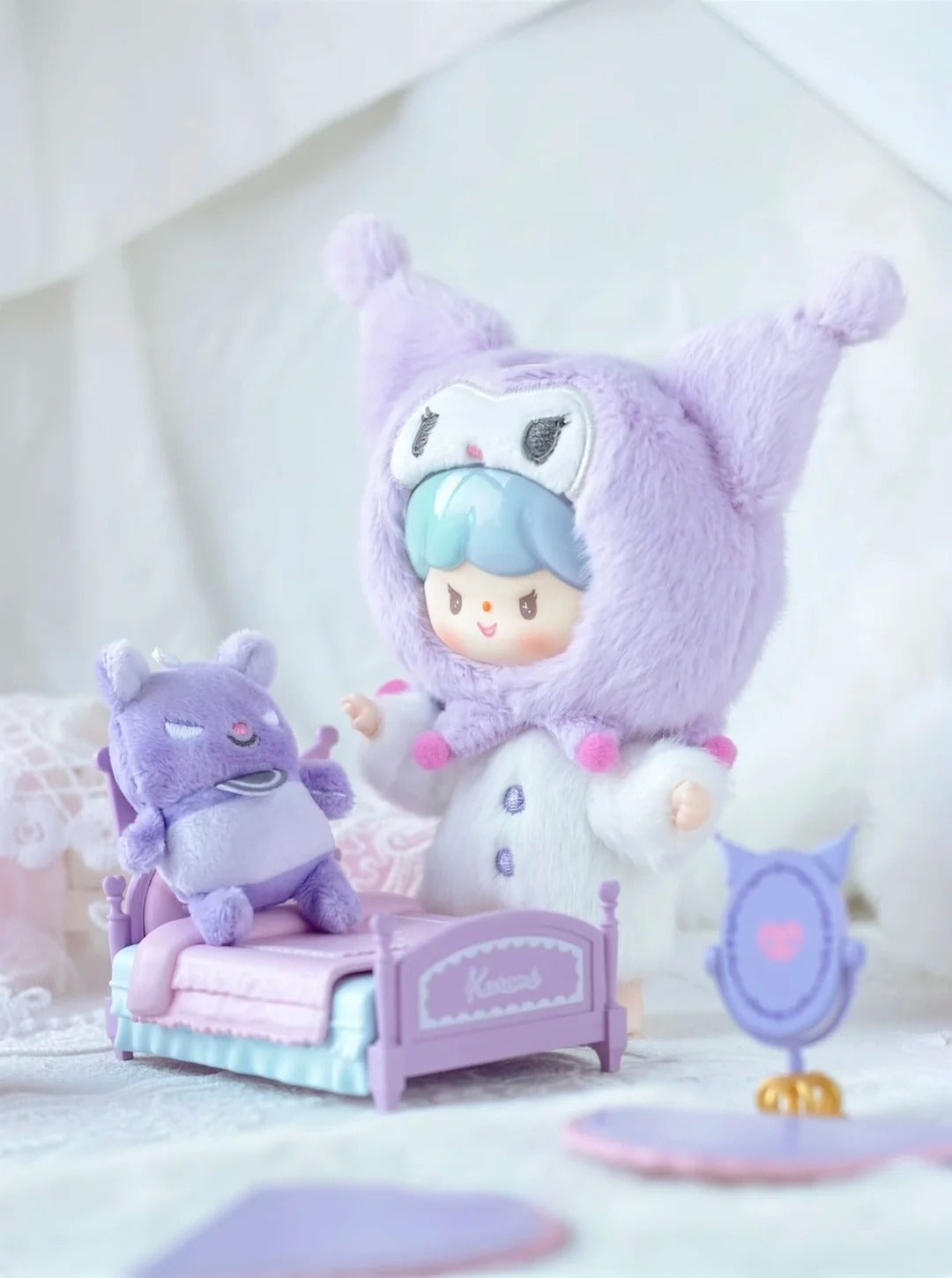 Zzoton x Sanrio  Love League Buddies Series Vinyl Plush Keychain Blind Box